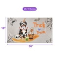 thumbnail image 5 of Trick or Treat Bernese Mountain Dog Funny Mummy Cosplay Pumpkin Candy Basket Doormat Berner Lover Gifts Indoor Outdoor Welcome Mat - 12016, 5 of 5