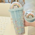 thumbnail image 3 of CCOCC Coffee Tumbler,Double-Layer Insulated Travel Coffee Mug,Colorful Playful Cups,Large Capacity Smoothie Cup, 3 of 3