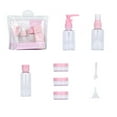 Duulaya 8Piece Portable Cosmetics Kit for Airplane, Hotel & OntheGo