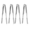 10PCS Ice Tongs Food Tongs Stainless Steel Easy to Clean Strong Grip