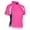 Pink Lightning/Navy, variant on Monterey Club Women's Glory Contrast Golf Polo Shirt #2289