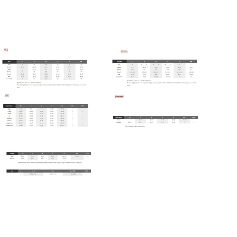 Marmot youth deals size chart