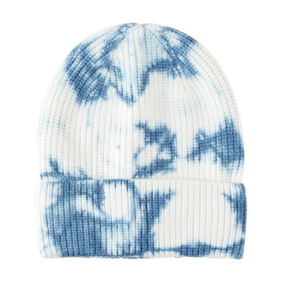 TIREOW Winter Beanie for Men Women,Fashion Knitting Winter Unisex Pullover Hat Warm Hat Tie Dye Kids Hat Soft Warm Knit Hat Ski Stocking Cuffed Cap