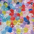 thumbnail image 3 of XmhyTop-A 2.2lb Plastic Gravel Fake Crushed Ice Cubes, Fish Tank Decorative Stones, Acrylic Ice Rocks Vase Fillers for Floral Arrangements, Aquarium Home Decor,Multicolor-Blue A, 3 of 5