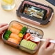 thumbnail image 5 of Contenedor De Almuerzo Para Niños, Cubertería Completa De Gran Capacidad, Cajas Bento Con Cuchara, Tenedor Para La Oficina Para La Escuela, 5 of 8
