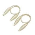 thumbnail image 2 of PPgejGEK No-Hole Curtain Tiebacks Set of 2 with Twisted Rope Design 41.73 Inches Length Metal Clip Buckle for Living Room Bedroom, 2 of 6