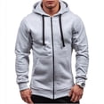 thumbnail image 3 of MRMT 2024 New Men's Hoodies Sweatshirts Zipper Hoodie Men Sweatshirt Solid Color Man Hoody Sweatshirts For Male Sweatshirts, 3 of 5
