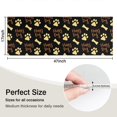 thumbnail image 5 of Happy Dog and Footprints Kitchen Rug Mat,Kitchen Runner Rugs Non Skid Washable,Decorative Kitchen Floor Mats for Kitchen,Sink,Laundry,17"X47", 5 of 5