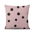 thumbnail image 2 of Valentine's Day Pink Black Heart Throw Pillow Covers 20"x20", Set Of 2, Linen Study Sofa Cushion Cover Indoor Living Room Home Decor, 2 of 7