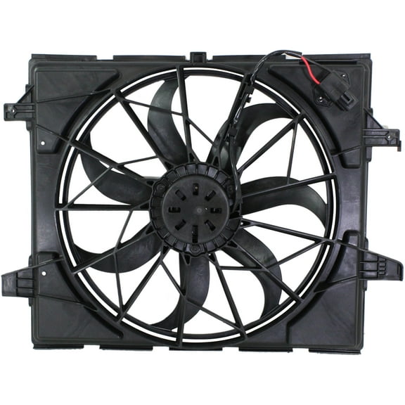Cooling Fan Assembly Compatible with DODGE DURANGO 2011-2018/GRAND CHEROKEE 2011-2017 Std Duty Cooling