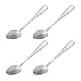 thumbnail image 4 of Uxcell 12cm Length Stainless Steel Coffee Tea Spoon Silver Tone 4 Pack, 4 of 7