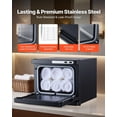 thumbnail image 6 of Black 12 Towel Warmer 1.76 Gal, Portable Heating Cabinet for Spa/Salon, 6 of 9