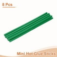 thumbnail image 3 of 8 Pack Mini Hot Glue Sticks, 0.28" Dia x 7.87" Long EVA Glue Gun Sticks, Dark Green for DIY Projects, 3 of 6