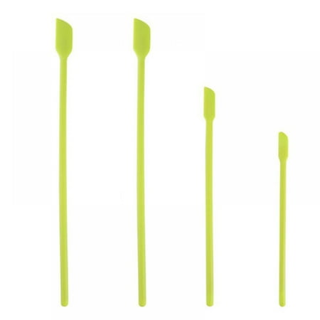 

Wisremt Thin Silicone Spatulas Non-Stick 4pcs Small Spatula for Makeup