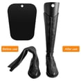 thumbnail image 3 of Hormas para zapatos de botas, moldeador de botas negro, soporte para zapatos reutilizable, hormas de plástico, soporte para botas altas para mujeres y hombres, 8 piezas, 3 of 5