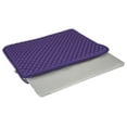thumbnail image 3 of RAINYEAR 11 Inch Laptop Sleeve Diamond Foam Shock Resistant Neoprene Case Fluffy Lining Cover Carrying Bag Compatible with 11.6 MacBook Air Surface for 11" Chromebook Computer Tablet Notebook(Purple), 3 of 7
