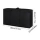 thumbnail image 3 of Bolsa de Almacenamiento de Tela Reforzada Extra Grande 100x58x28cm, Impermeable, Cremallera Resistente, Ventana de PVC Transparente, Negra o Gris, 1 Unidad, 3 of 6