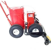 RollMaster 5000 Battery Powered Line Painting Machine (Part #10003068) | Big Parking Lots & Warehouses | 5-Gallon Paint Capacity | Includes 4 Roller Kit | No Engine, Quiet Operation | Made in USA