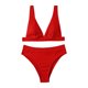 thumbnail image 1 of Gibobby Trajes de Baño para Mujer Traje de baño para mujer Bikinis Traje de baño sólido Pantalones cortos para mujer Halter Trajes de baño de dos piezas (Rojo,G), 1 of 4