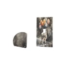 thumbnail image 5 of Yayeee Duplex Wall Plate 1-Gang 4.5"x2.7" Home Receptacle Light Switch Decorative Outlet Cover, Watercolor Space, 5 of 7