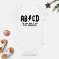 thumbnail image 4 of ABCD - Baby Clothes - Funny Newborn Bodysuit Outfits for Boys And Girls White-style-1 9months, 4 of 7
