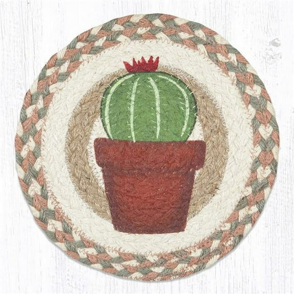 Capitol Importing 80-661C3 10 in. MSPR-661 Cacti 3 Printed Round Trivet