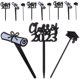 thumbnail image 5 of unbranded 30Ud Topper Para Pastel Graduación 2023 Color Negro Temático Elegante Y Práctico, 5 of 7