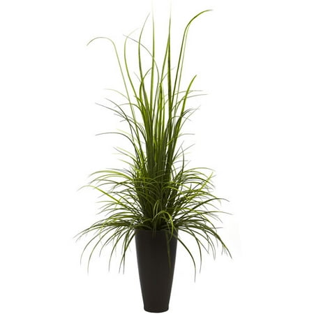Nearly Natural 64" River Grass with Planter, Indoor and Outdoor