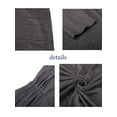 thumbnail image 7 of SAYFUT Womens Ruffle Front Cardigan Long Sleeve Solid Open Front Sweater Coat Asymmetric Hem Cardigan Wrap Light/Deep Gray S-3XL, 7 of 7