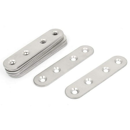 

77x17x1.8mm Straight Repair Joining Mending Flat Plate Bracket 10pcs