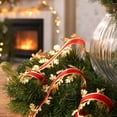 thumbnail image 6 of Ltvvegg 32.81ft Christmas Ribbon, 2.5in Ribbons Leaf Lace Shape Ribbons for Gift Wrapping Autumn Party Christmas Gifts Tree Decorations, Red, 6 of 7