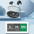 thumbnail image 5 of Ckraxd Wireless Bluetooth Headset, Binaural In-ear Sleep Headset, Digital Display High Sound Quality Headset, Ergonomic Design Sleep Headset, Quick Connection Bluetooth Earphones, 5 of 9