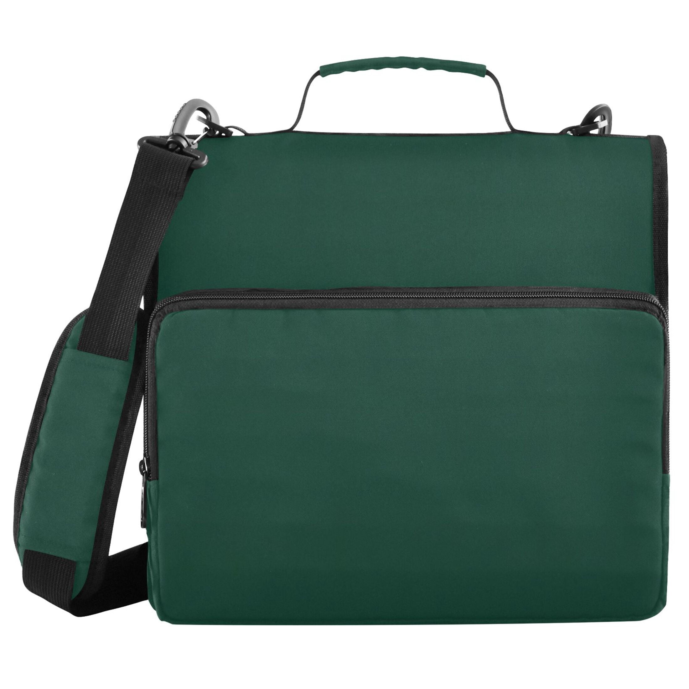 ALAZA Zipper Binder Dark Green Paint 3 Ring Trapper Keeper File Folder Organizer Bag