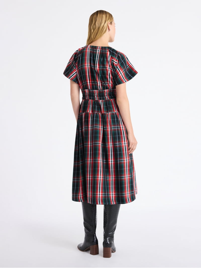 knee length dresses for ladies Alex Cotton Midi Dress  Rungolee Store