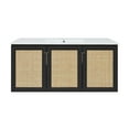 thumbnail image 6 of Classe 48" Wall-Mounted Bathroom Vanity in Black Oak, 6 of 9