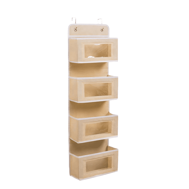Hanging Storage Bag with Pockets, Over Door Wall Mounted Organizer for Home Closet Bathroom