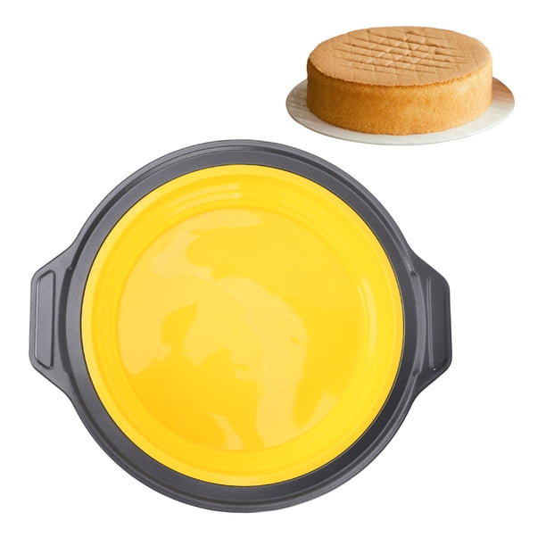 Portor De Pastel Plegable, Molde Para Hornear De Silicona, Herramienta De Cocina De Diseño De Prensa Fácil De Desmoldar Para Panadero Con Espacio Para Ahorrar Espacio