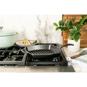 Lodge 10.25 Square Seasonsed Cast Iron Grill Pan
