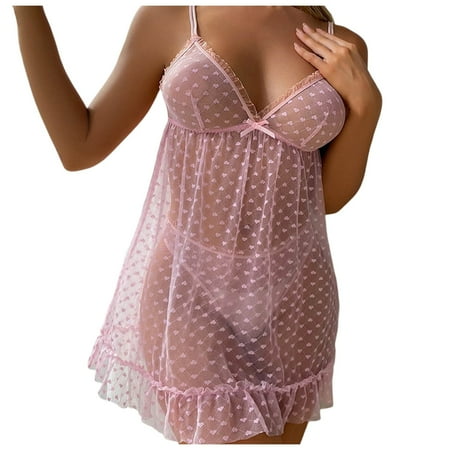 Midwennn Christmas Women Lingerie Sexy Lace Bodysuit Deep V Teddy Lace Nightgown Vintage Japanese Kimono Rose Sexy Lingerie for Women