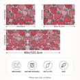thumbnail image 2 of Yayeee Pillowcase Standard Size Set of 2 Satin Wrinkle Resistant Pillow Case, Sweet Strawberry, 2 of 8