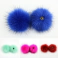thumbnail image 2 of ✪ Pom Pom Fluffy Faux Fur Hair Ball Tassels Pendant Charm DIY Hat Scarf Accessory, 2 of 19