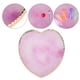 thumbnail image 4 of Paleta de colores para uñas con diseño de corazón de resina delicada, ideal para pintar y dibujar (morado), 4 of 11
