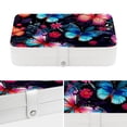 thumbnail image 4 of Butterfly Pu Leather Travel Organizer with Removable Compartment, Portable Earring Organizer, Bracelet Holder, Display Case, 4 of 6