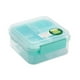 thumbnail image 2 of Fiambrera de doble capa con compartimentos - Caja Bento impermeable para la oficina y preparación de comidas, apta para microondas y lavavajillas, 2 of 5
