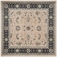 thumbnail image 2 of SAFAVIEH Lyndhurst Janel Traditional Bordered Area Rug, Light Beige/Anthracite, 7' x 7' Square, 2 of 5
