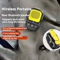thumbnail image 2 of Altavoz Inalámbrico Bluetooth para Deportes Al Aire Libre, Pequeño, con Clip Trasero, Portátil, Resistente Al Agua, Minialtavoz Negro., 2 of 6
