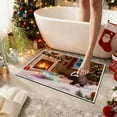 thumbnail image 6 of Nkmbld Christmas Door Mat, Elegant Winter Holiday Doormat, Absorbent and Non-Slip Floor Mats for Front Porch, Kitchen, Bathroom, Entryway, 6 of 8