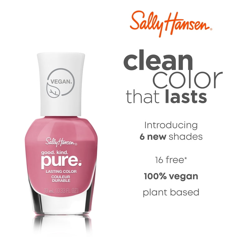 Vernis à Ongles Sally Hansen Good.Kind.Pure N°260 Eco-Rose 10 Ml - Neuf Sous Blister