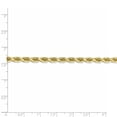 thumbnail image 5 of 10K Yellow Gold chain Rope Concave Diamond-cut 20 in 5 mm, 5 of 5