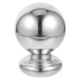 thumbnail image 1 of Raindrops Decorative Garden Fence Finial Steel Caps Silver 1Pack Simple Design for Homeowners, 1 of 7